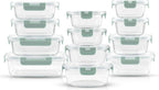 JoyJolt 24pc Borosilicate Glass Storage Containers - Image 8