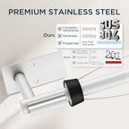 FORIOUS Paper Towel Holder Under Cabinet, Single Hand Operable - Image 9
