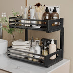 mixeshop Under Sink Organizer, 2 Tier Under Sink Organizers and Storage - Image 8