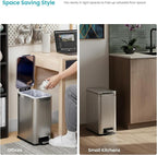 Home Zone Living 4 Gallon Kitchen Trash Can - Image 3