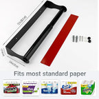 Paper Towel Holder, Self-Adhesive Kitchen Roll Rack, Heavy-Duty Organization - Image 6