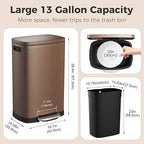ELPHECO LPHECO Kitchen Trash Can - Image 4