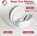 Better Houseware Dish Drying Rack, Space-Saving Dish Drainer Rack - Image 2