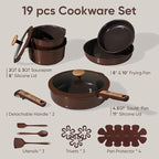 CAROTE Pots and Pans Set, Ceramic Cookware Set Non Stick - Image 2
