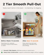 Sevenblue 3 Pack Under Sink Organizer, Height Adjustable Storage Shelves - Image 5