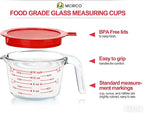 M MCIRCO 6 Pcs Glass Measuring Cups - Image 3