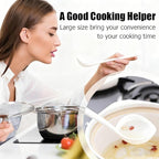 Large Plastic Serving Spoons, Disposable Heavy Duty Serving Spoons, Long Handle - Image 4