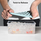 Ice Cube Trays with Lid and Bin, 0.8 IN Small Round Ice Cube Mold - Image 6