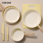 CAROTE 24pcs Ceramic Cookware Set, Pots and Pans Non Stick Kitchen Cookware Sets - Image 7