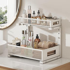 1 Pack-11.4"-16.14"H Under Sink Storage Organizer, Large 2-Tier Elegant Mesh - Image 7