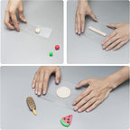 12 Pieces Polymer Clay Cutter Tools Acrylic Roller Pin - Image 3
