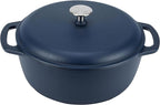 Amazon Basics Enameled Cast Iron Dutch Oven Pot by AmazonBasics