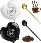 FoldTier 2 Pcs Ceramic Coffee Spoon Rest by FoldTier