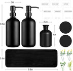 Dish Soap Dispenser for Kitchen, Kitchen Soap Dispenser Set - Image 2