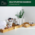 ROYAL CRAFT WOOD Premium Carbonized Bamboo Decorative Boxes - Image 7