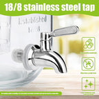 1 Gallon Glass Drink Dispensers - Image 7