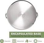Ecolution Stainless Steel Stock Pot, Encapsulated Induction Ready Cooking Pot - Image 5