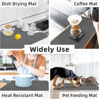 LOPNUR Kitchen Dish Drying Mat, 31.5"x17" Extra Large Dish Drying Mats - Image 7