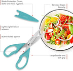 Small Kitchen Scissors 8-inch, iBayam 2 Pack Kitchen Shears All Purpose Meat - Image 5