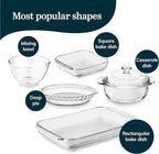 Libbey Baker’s Basics 5 Piece Glass Baking Dish Set - Image 3