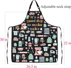 FUSTMW Cake Maker Gifts for Baker Kitchen Baking Apron - Image 2