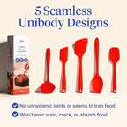 GIR 5-Piece Silicone Kitchen Utensils Set, Non-Toxic Cooking Utensils - Image 3