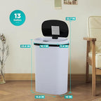 BestOffice | 13 Gallon Plastic Trash Can - Image 7