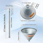 14.84" Steel Bendable Spout Funnel - Image 2