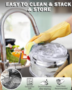 Cook N Home Stainless Steel Cookware Sets, 3-Ply 12 Pcs Pots and Pans Set - Image 8