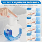 2Pack Automatic Soap Dispenser Touchless, Rechargeable Liquid Soap Dispenser - Image 3