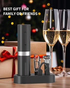 CIRCLE JOY Electric Wine Bottle Opener Set Rechargeable Wine Corkscrew Cordless - Image 6