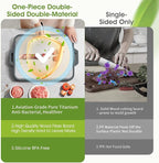 Titanium Cutting Board for Kitchen, Double Sided Pure Titanium and Wood Fiber - Image 5