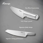 Knife Block Set, Japanese Stainless Steel Kitchen Knife Set - Image 4