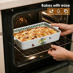 ACMLIFE Ceramic Casserole Dish Set, Ceramic Baking Dish - Image 2