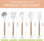 Herogo 5-Piece Cooking Utensils Set, Silicone Kitchen Utensils Set - Image 2