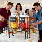 1 Gallon Glass Drink Dispensers - Image 7