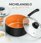 MICHELANGELO Nonstick Sauce Pan - Image 6