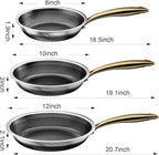 FogDream 8, Honeycomb Hybrid Nonstick Skillet - Image 6
