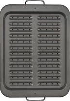 GoodCook Everyday Nonstick Steel Broiler Pan, 11.5" x 14.25" by GoodCook