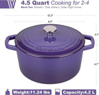 VORRINGARD Enameled Cast Iron Dutch Oven Pot - Image 2