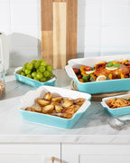 Sweejar Ceramic Bakeware Set of 4, Casserole Dishes - Image 5
