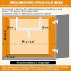 Under Sink Organizer, 2 Tier Under Sink Organizers and Storage, Adjustable - Image 10
