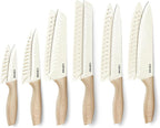 CAROTE 12PCS Knife set with Blade Guards, Granite Nonstick Ceramic Coating by CAROTE