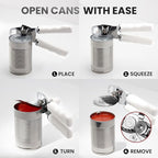 Zulay Kitchen Heavy Duty Stainless Steel Can Opener Manual - Image 6