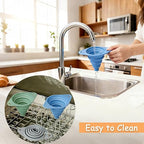 Kitchen Funnel Set 3 Pack, Collapsible Silicone Funnel - Image 7