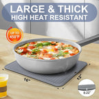 Walfos Large Silicone Trivet 16x12 Inch, Hot Pads - Image 5