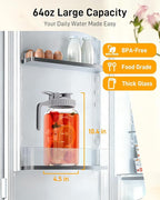 OneDream 2 Pack Glass Pitcher - Image 2