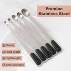 Mini Measuring Spoons Set, Tiny Stainless Steel Measure Teaspoons - Image 3