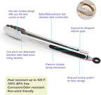 304 Stainless Steel Kitchen Cooking Tongs - Image 5