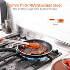 600ºF Heat Resistant Kitchen Tongs: U-Taste 16 inch Extra Long Large Silicone - Image 5